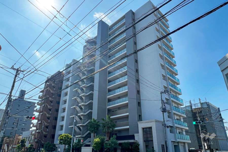ソルフィエスタ堀切菖蒲園の外観（北東側から）