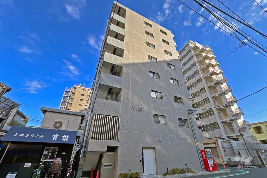 ザ三和レジデンス四ツ木の外観（西側から）