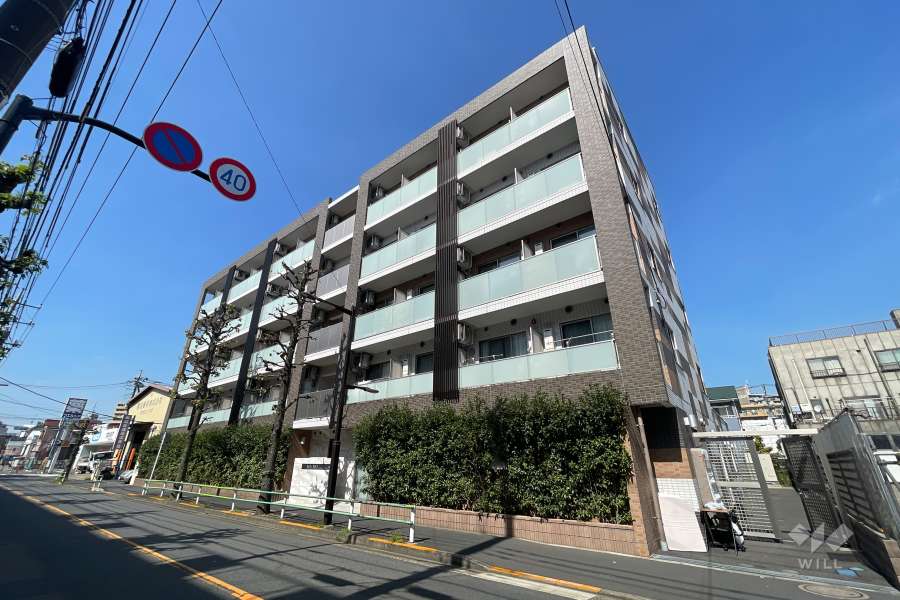 マーロ立石レジデンス#Rの外観（南東側から）