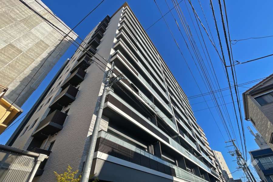 バウス金町の外観（南西側から）