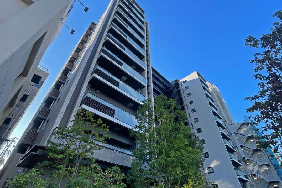 バウス金町の外観（北東側から）