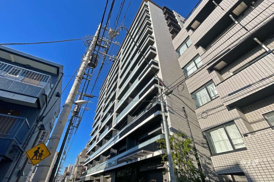 バウス金町の外観（南東側から）