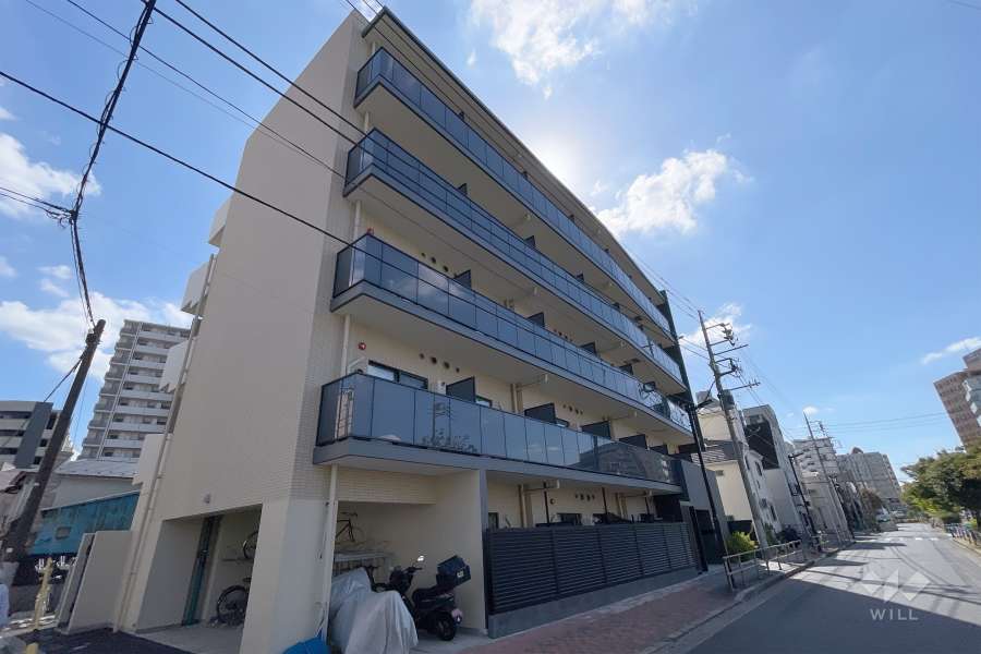 クレヴィスタ四ツ木の外観（北西側から）