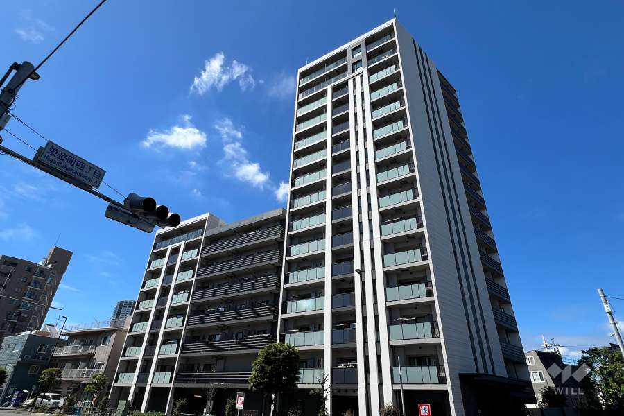 プレミスト金町の外観（東側から）