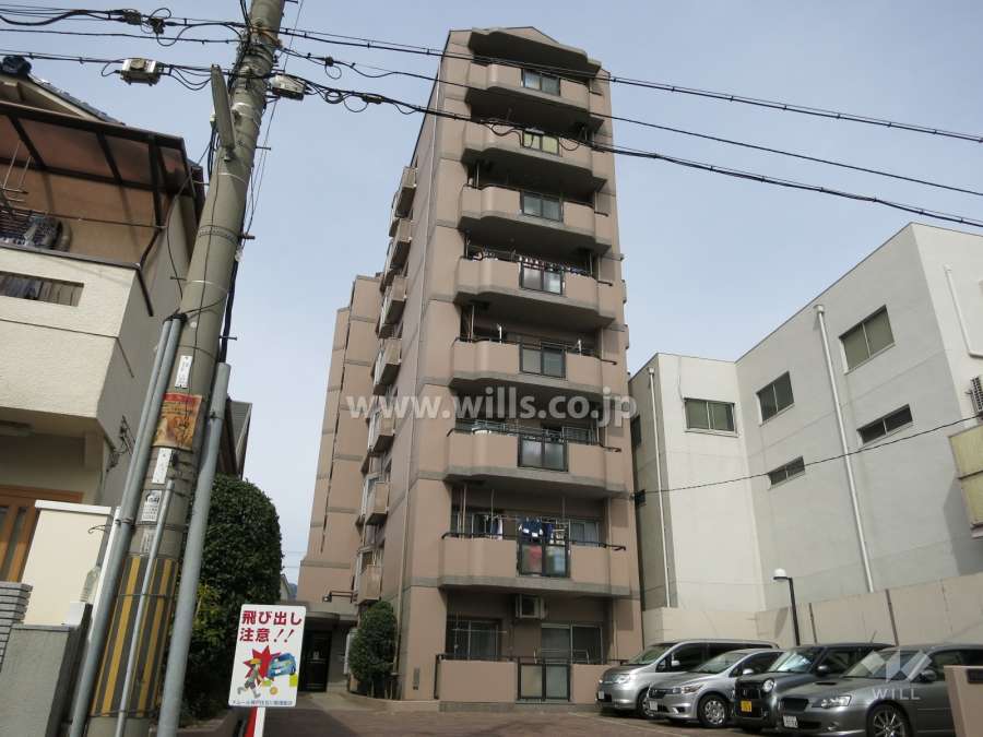 ドムール神戸住吉川の外観（南側から）