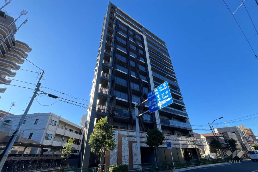 レーベン堀切菖蒲園VALSTAの外観（東側から）