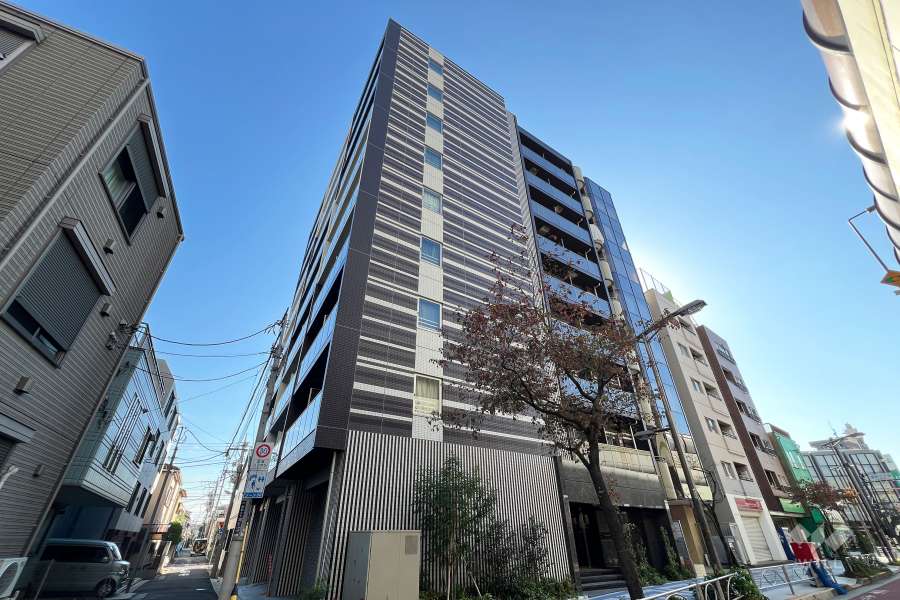 ラフィスタ金町の外観（北東側から）