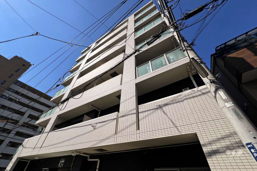 レーヴ東京イーストフェルクルールの外観（南東側から）