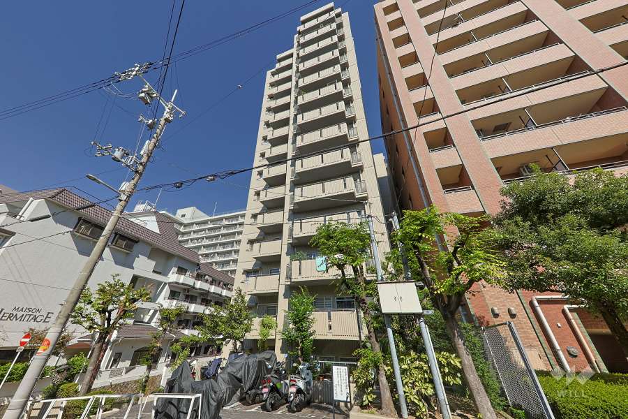 朝日プラザ高津第2の外観（南東側から）