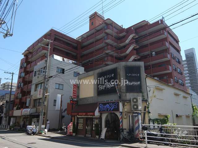 朝日プラザ深江北町の外観（北西側から）