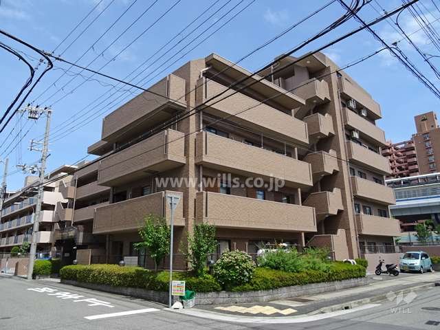 ダイアパレス東灘深江本町の外観（北西側から）