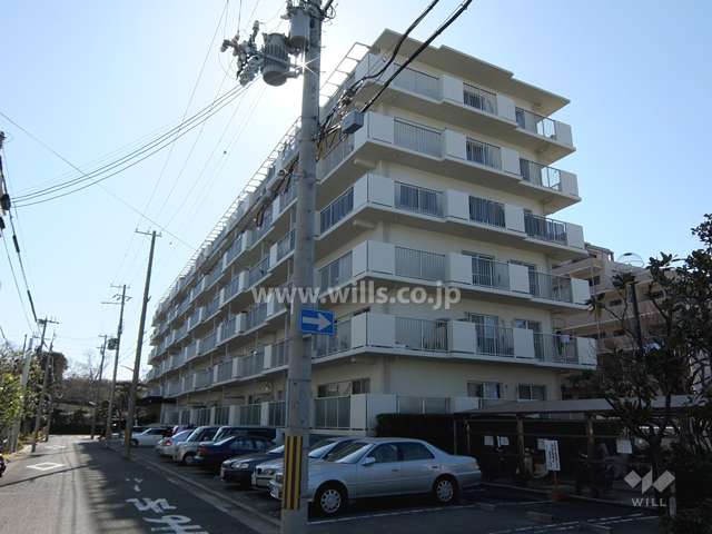 魚崎レックスマンション1号棟の外観（北東側から）

