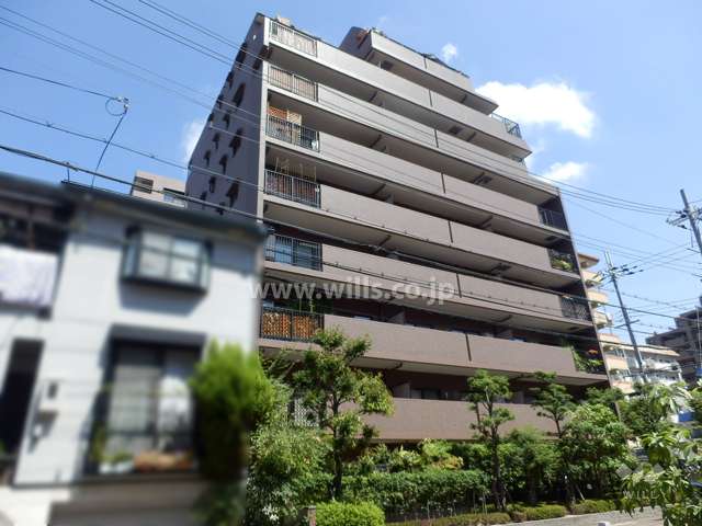グランドメゾン神戸本山の外観（南西側から）