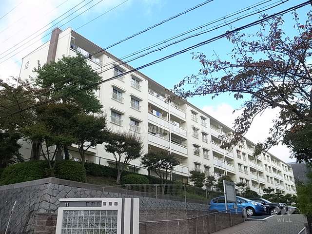渦ヶ森コーポ12号館の外観（南西側から）