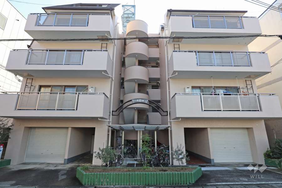 サンライフ本山（本山中町）の外観（北側から）