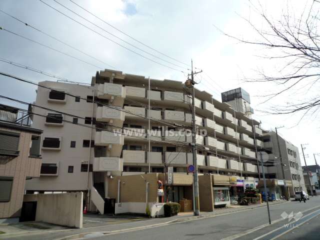 グリーンコーポ深江の外観（北西側から）