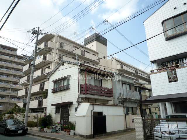 グリーンコーポ深江の外観（南東側から）