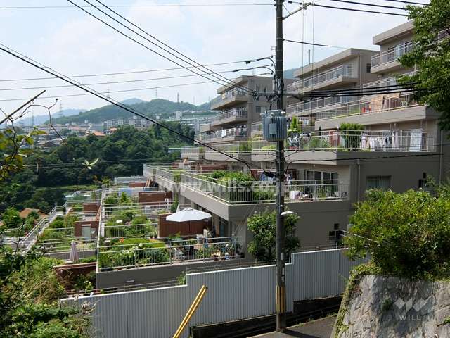 万翠園の外観（東側から）