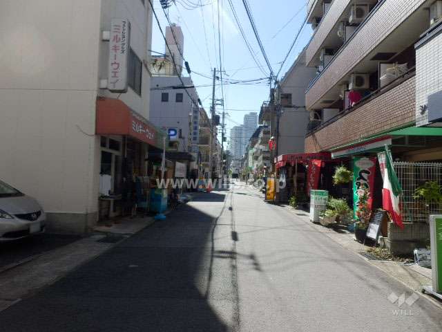 敷地南側の前面道路