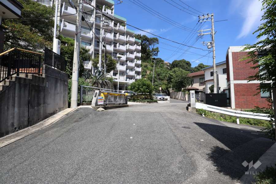 敷地南側の前面道路