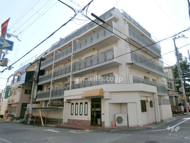 甲南第5東灘ハイムの外観(北東側から)