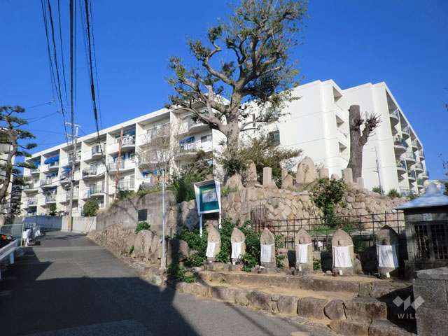 御影プライムハイツの外観（南西側から）