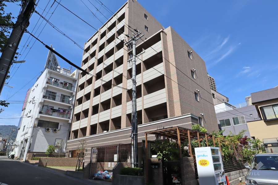 アクロス神戸住吉ステーションフロントの外観（南西側から）