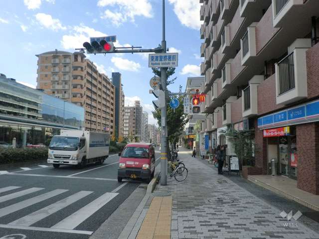 敷地南側の前面道路（国道2号線）