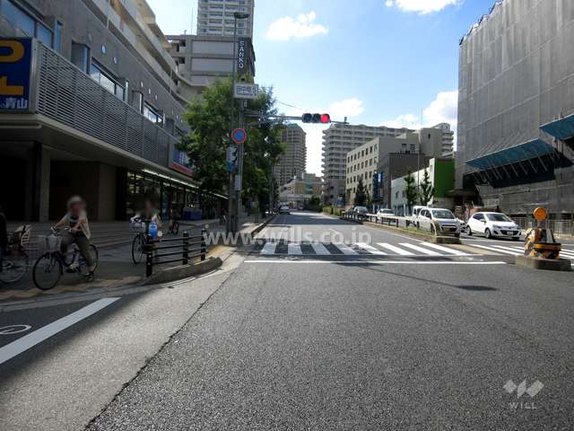 敷地北側は国道2号線に面しています。