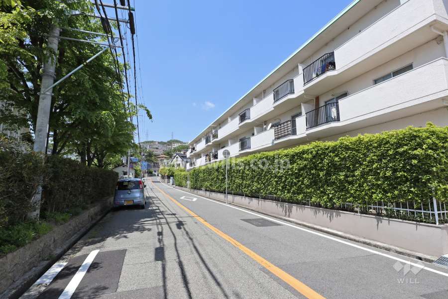 敷地南側の前面道路