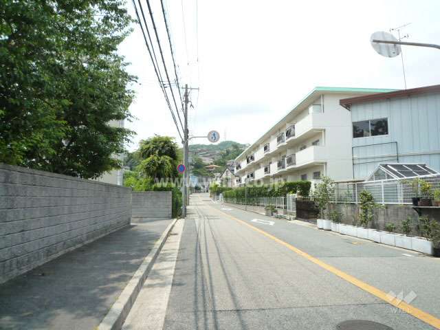 敷地南側の前面道路