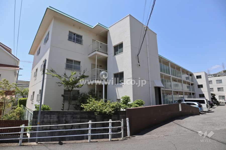 赤塚山ローズハイツの外観（北東側から）
