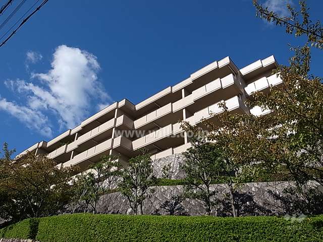 ロイヤルアーク逆瀬川の外観（南東側から）