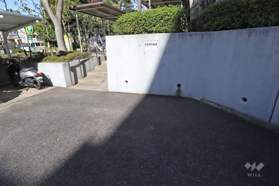 来客用駐輪場