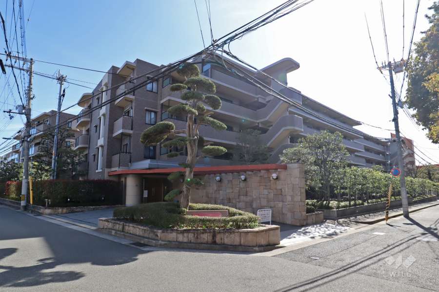 ルネ芦屋川ロザリウムの外観（北東側から）