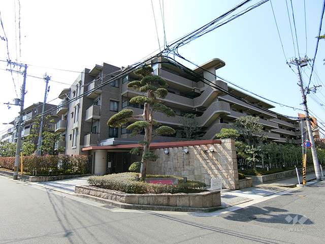 ルネ芦屋川ロザリウムの外観(北東側から)