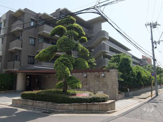 ルネ芦屋川ロザリウムの外観（北東側から）