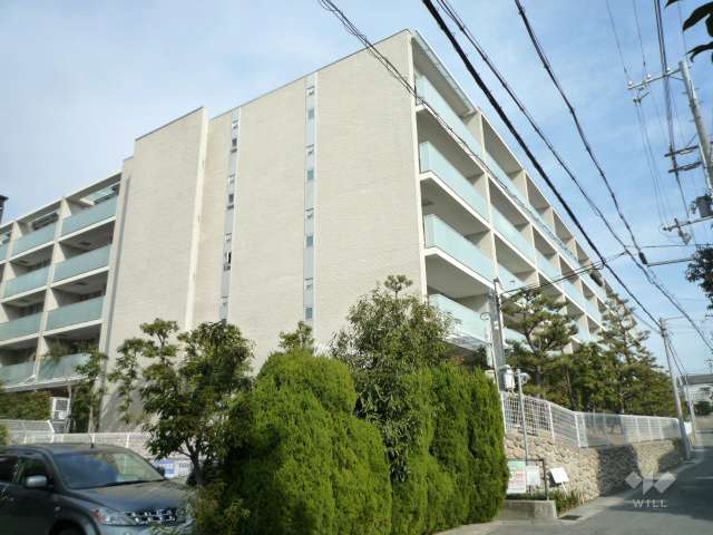 ルネラディウス芦屋川の外観（南西側から）