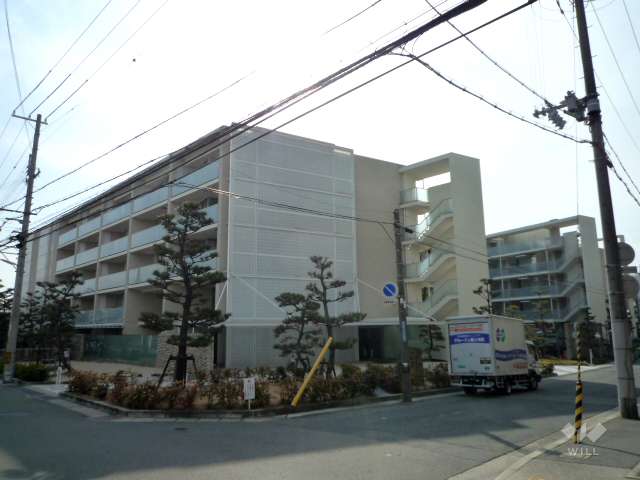 ルネラディウス芦屋川の外観（北西側から）