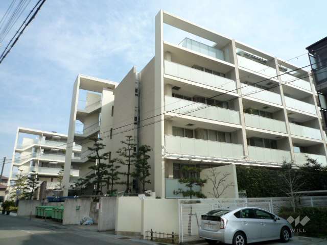 ルネラディウス芦屋川の外観（北西側から）