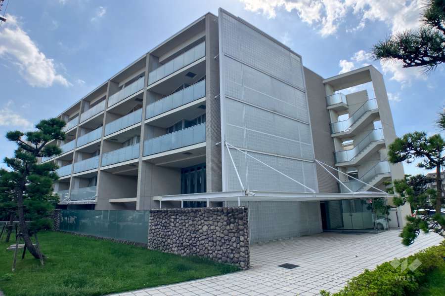 ルネラディウス芦屋川の外観（北東側から）