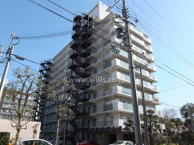 魚崎レックスマンション2号棟の外観（北西側から）