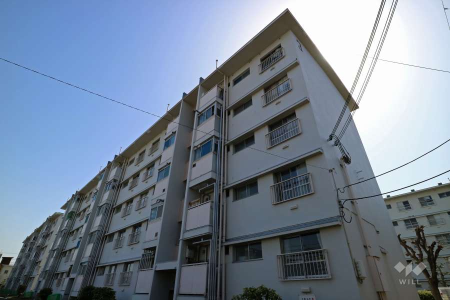 東仁川団地3号棟の外観(北西側から）