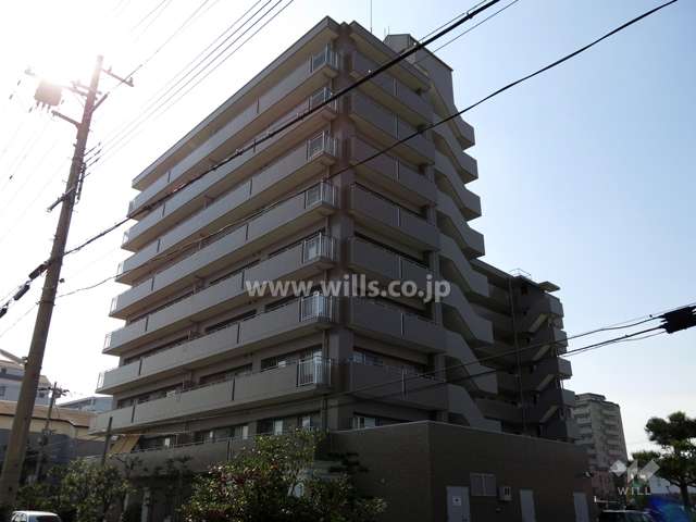 住吉川東パークホームズの外観（北東側から）