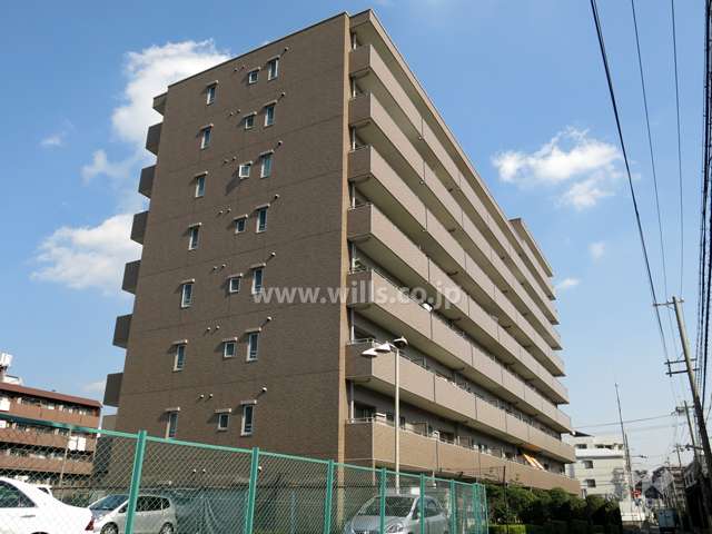 住吉川東パークホームズの外観（南西側から）