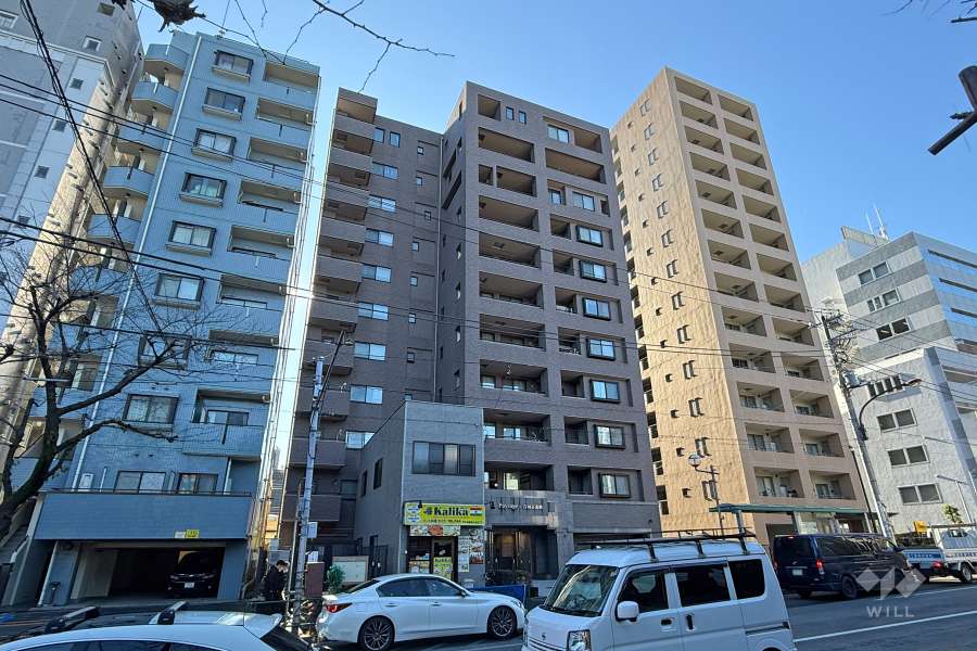 ペイサージュ音羽壱番館の外観（北東側から）