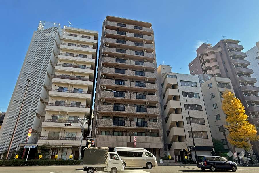 レクセルマンション音羽の外観（西側から）