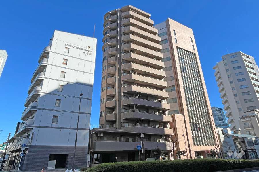 ライオンズマンション小石川シティの外観（南西側から）