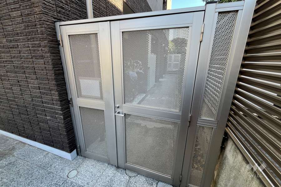 駐輪場の出入り口