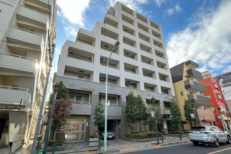 ダイナシティ文京根津の外観（北側から）